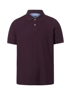 Fynch-Hatton Herren Poloshirt in aubergine