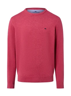 Fynch-Hatton Herren Pullover in himbeer - Ärmel: langarm