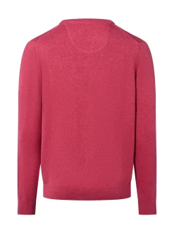 Fynch-Hatton Herren Pullover in himbeer - Ärmel: langarm