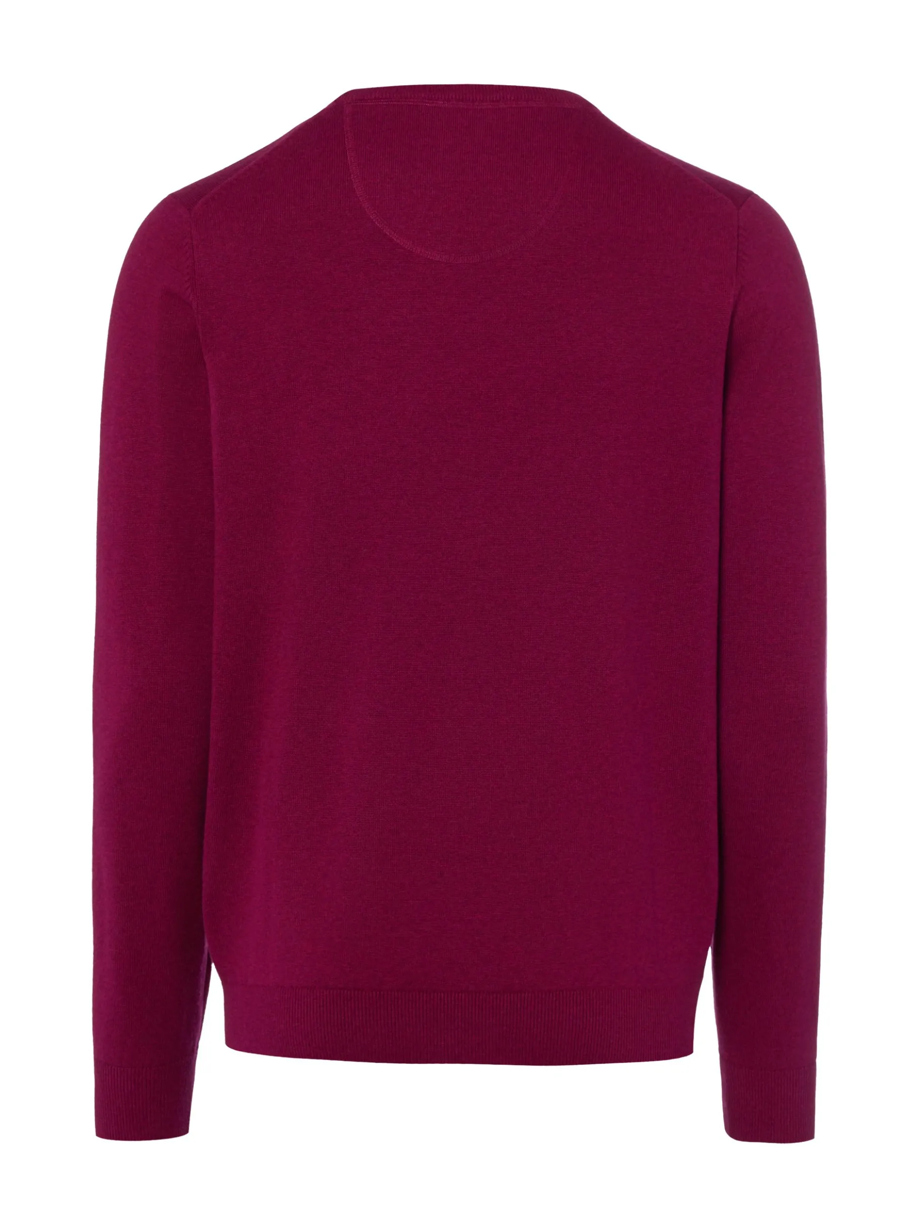 Fynch-Hatton Herren Strickpullover in himbeer