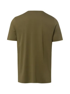 Fynch-Hatton Herren T-Shirt in oliv - Ärmel: kurzarm