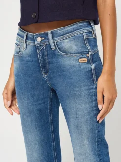 GANG Damen Jeans - 94AMELIE FLARED in blau - Länge: lang