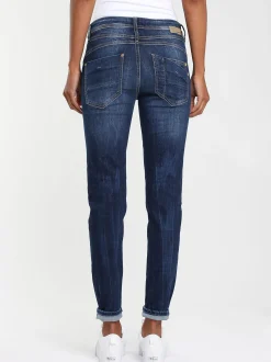 GANG Damen Jeans - 94AMELIE in blau - Länge: lang