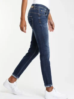 GANG Damen Jeans - 94AMELIE in blau - Länge: lang
