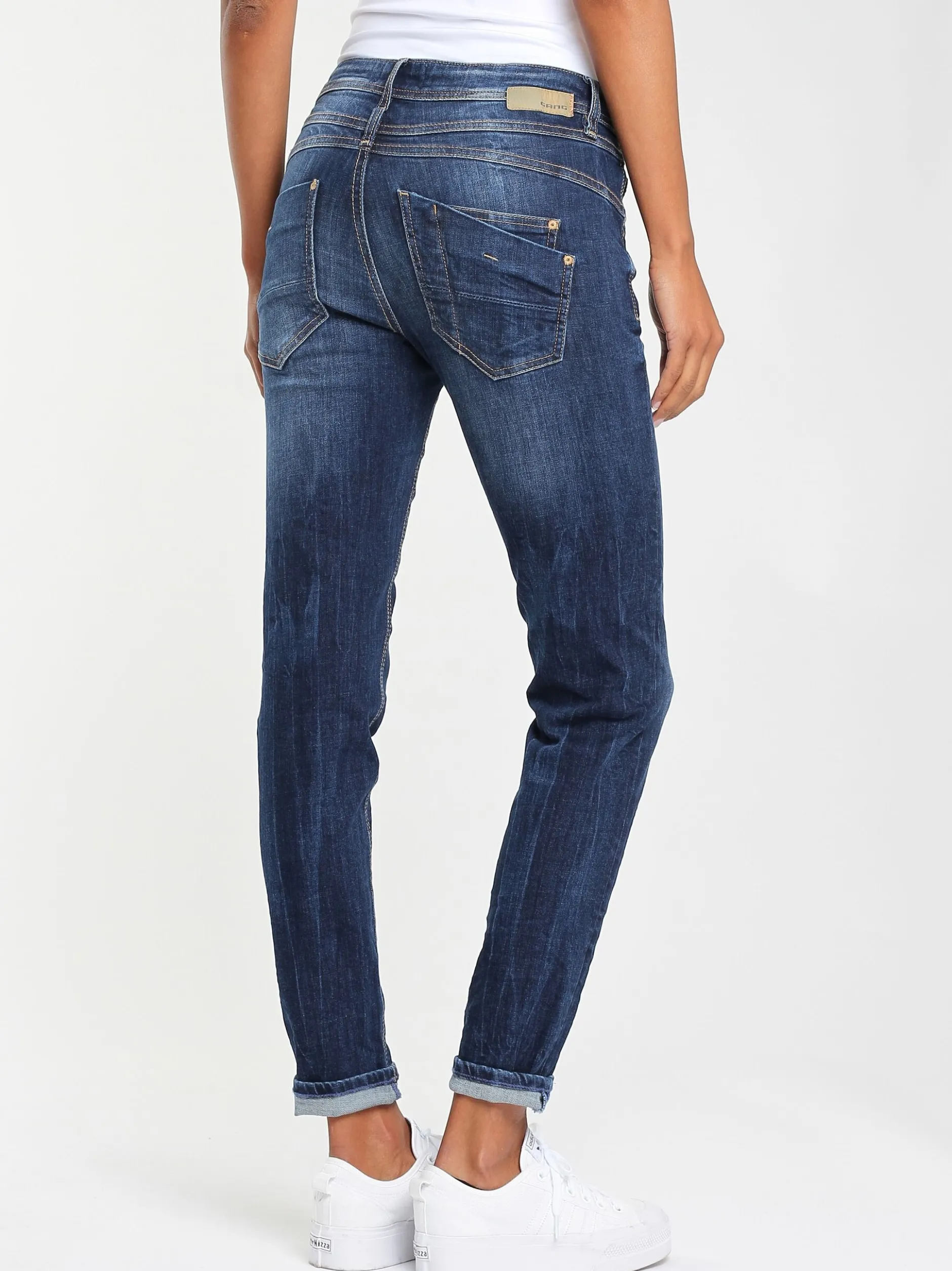 GANG Damen Jeans - 94AMELIE in blau - Länge: lang