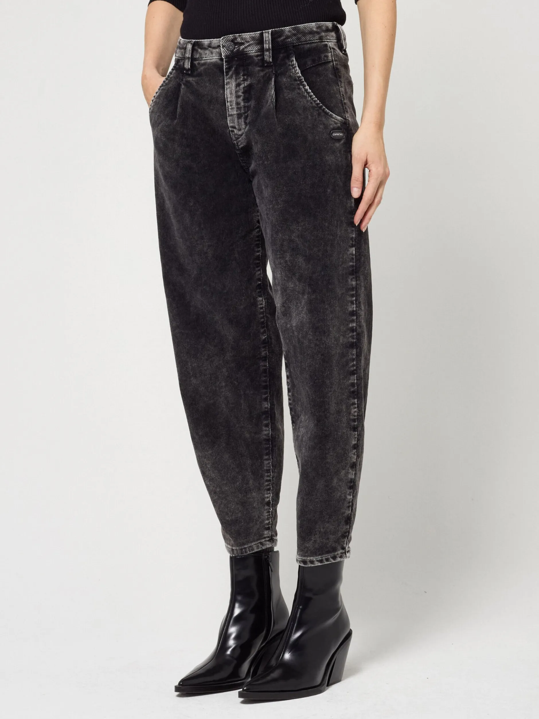 GANG Damen Jeans - 94SILVIA CHINO in schwarz