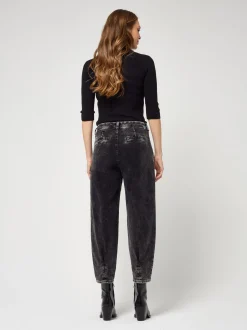GANG Damen Jeans - 94SILVIA CHINO in schwarz