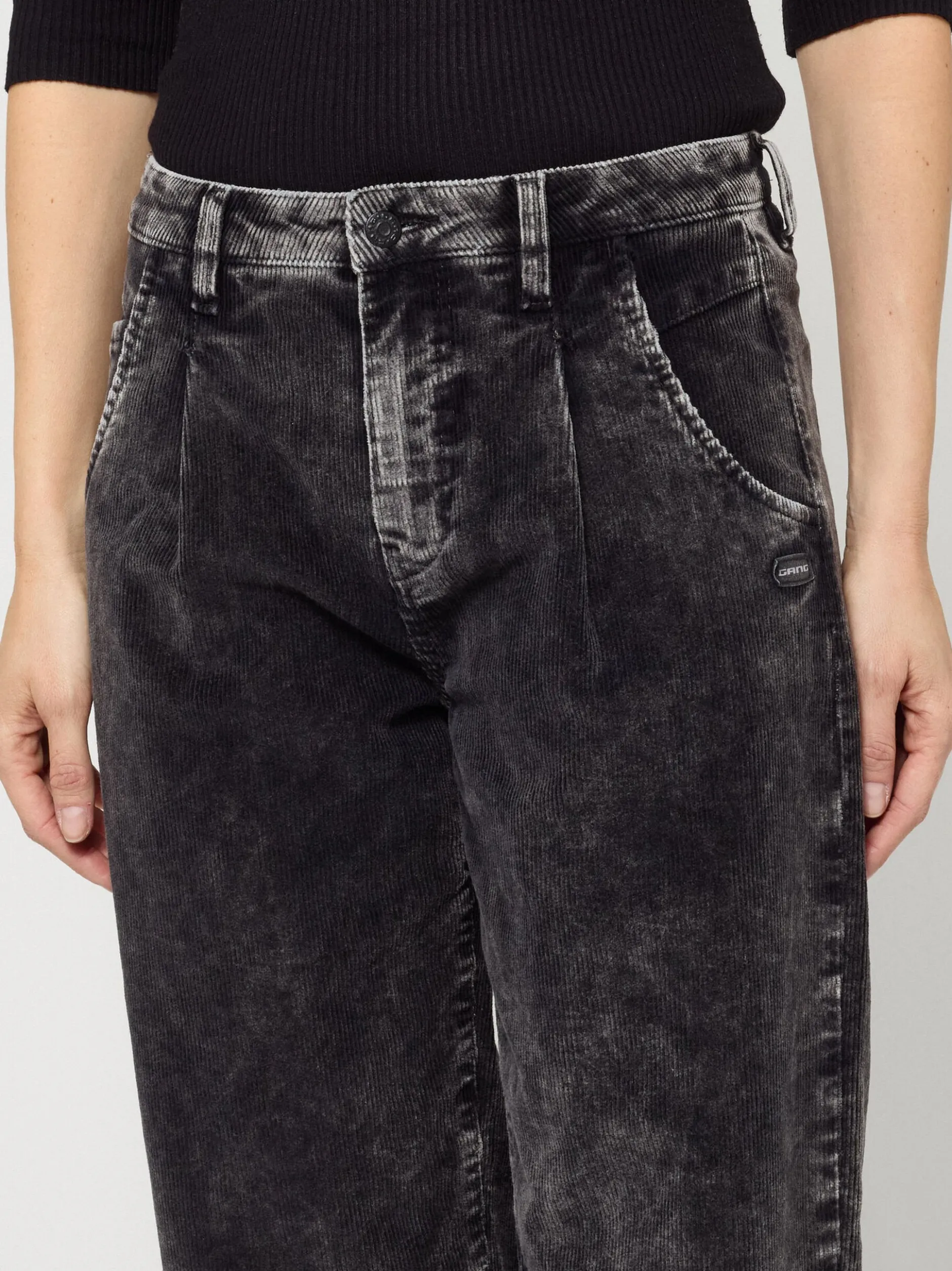 GANG Damen Jeans - 94SILVIA CHINO in schwarz