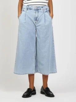 GANG Damen Jeans - 94WANDA CULOTTE in hellblau