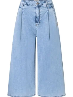 GANG Damen Jeans - 94WANDA CULOTTE in hellblau