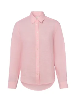 Gant Damen Leinenbluse in rosa - Ärmel: langarm