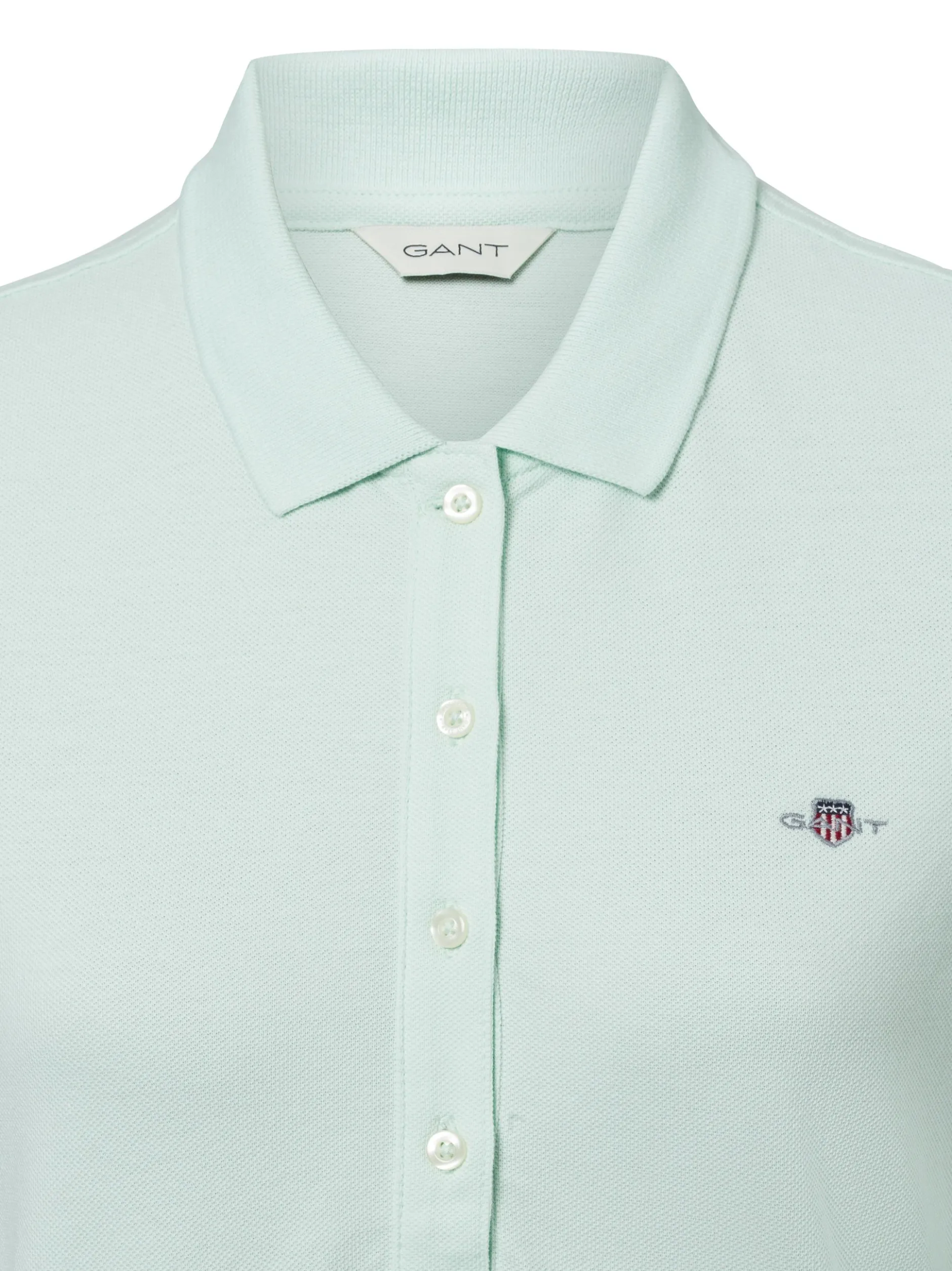 Gant Damen Poloshirt - SLIM SHEILD CAP SLEEVE in mint