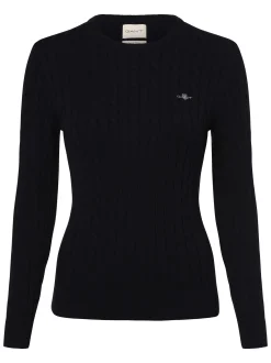Gant Damen Pullover in marine - Ausschnitt: Rundhals