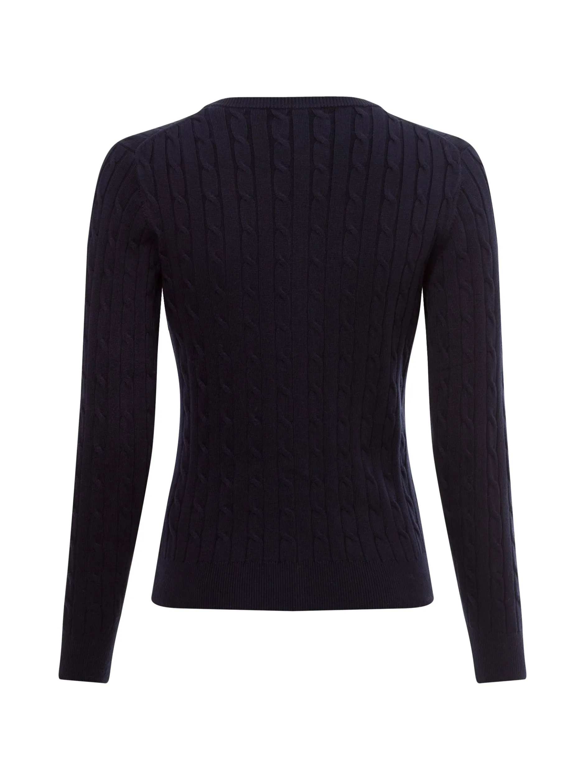 Gant Damen Strickjacke in marine - Ausschnitt: Rundhals