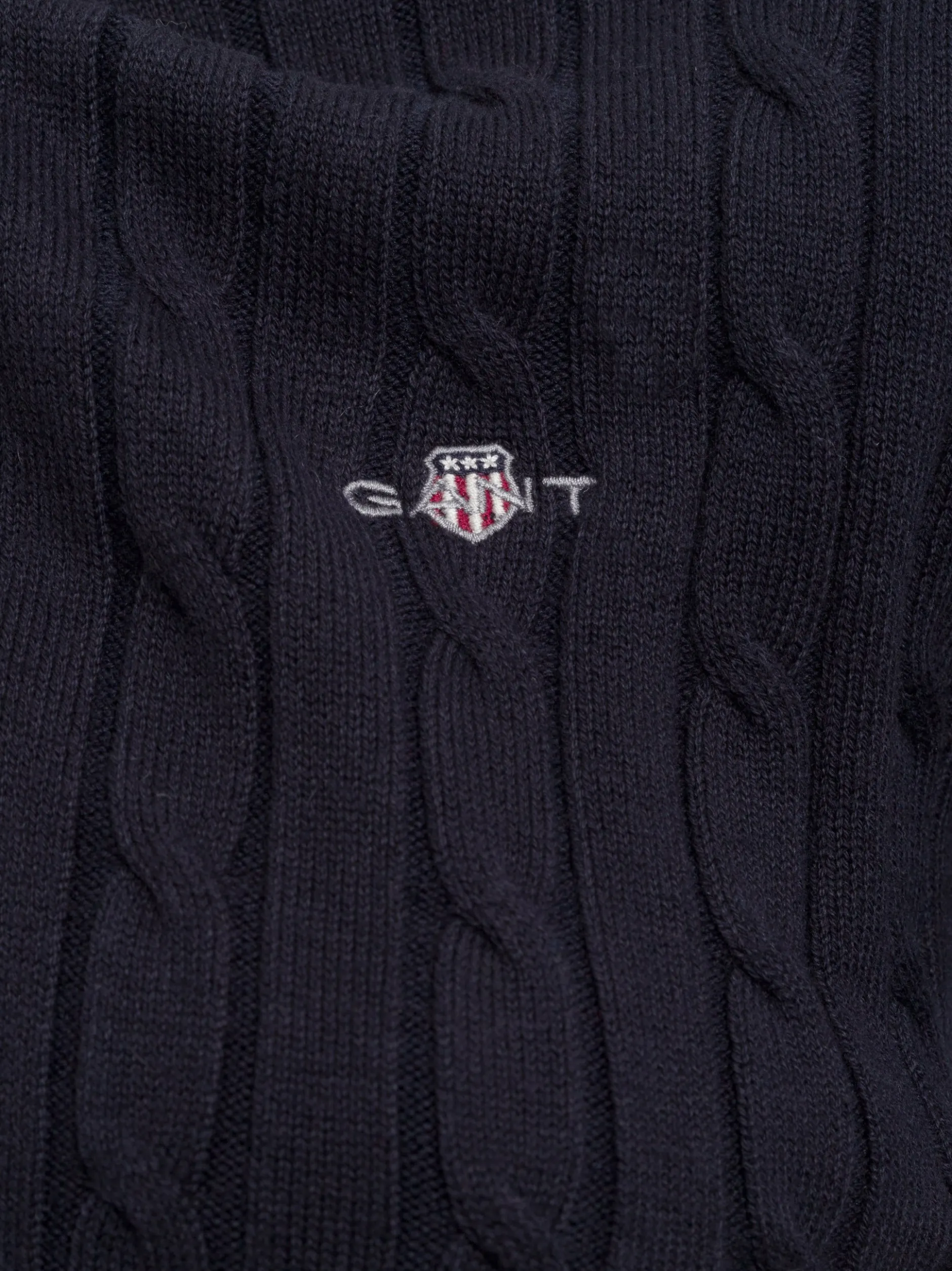 Gant Damen Strickjacke in marine - Ausschnitt: Rundhals