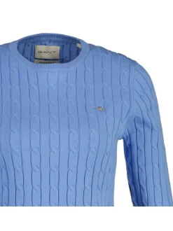 Gant Damen Strickpullover in blau - Ausschnitt: Rundhals