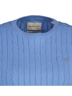 Gant Damen Strickpullover in blau - Ausschnitt: Rundhals