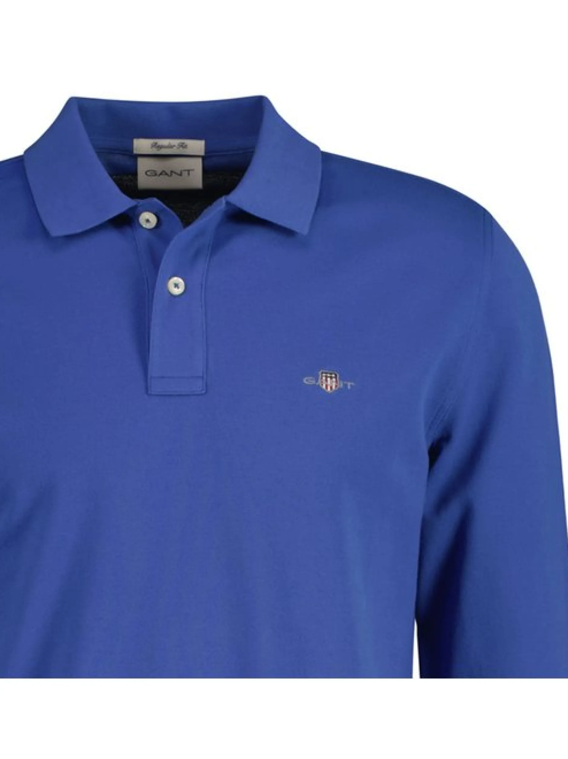 Gant Herren Poloshirt in blau - Ausschnitt: Polokragen