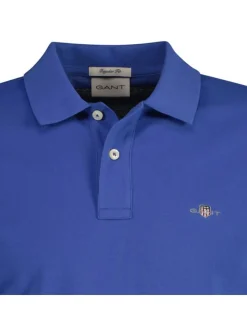 Gant Herren Poloshirt in blau - Ausschnitt: Polokragen