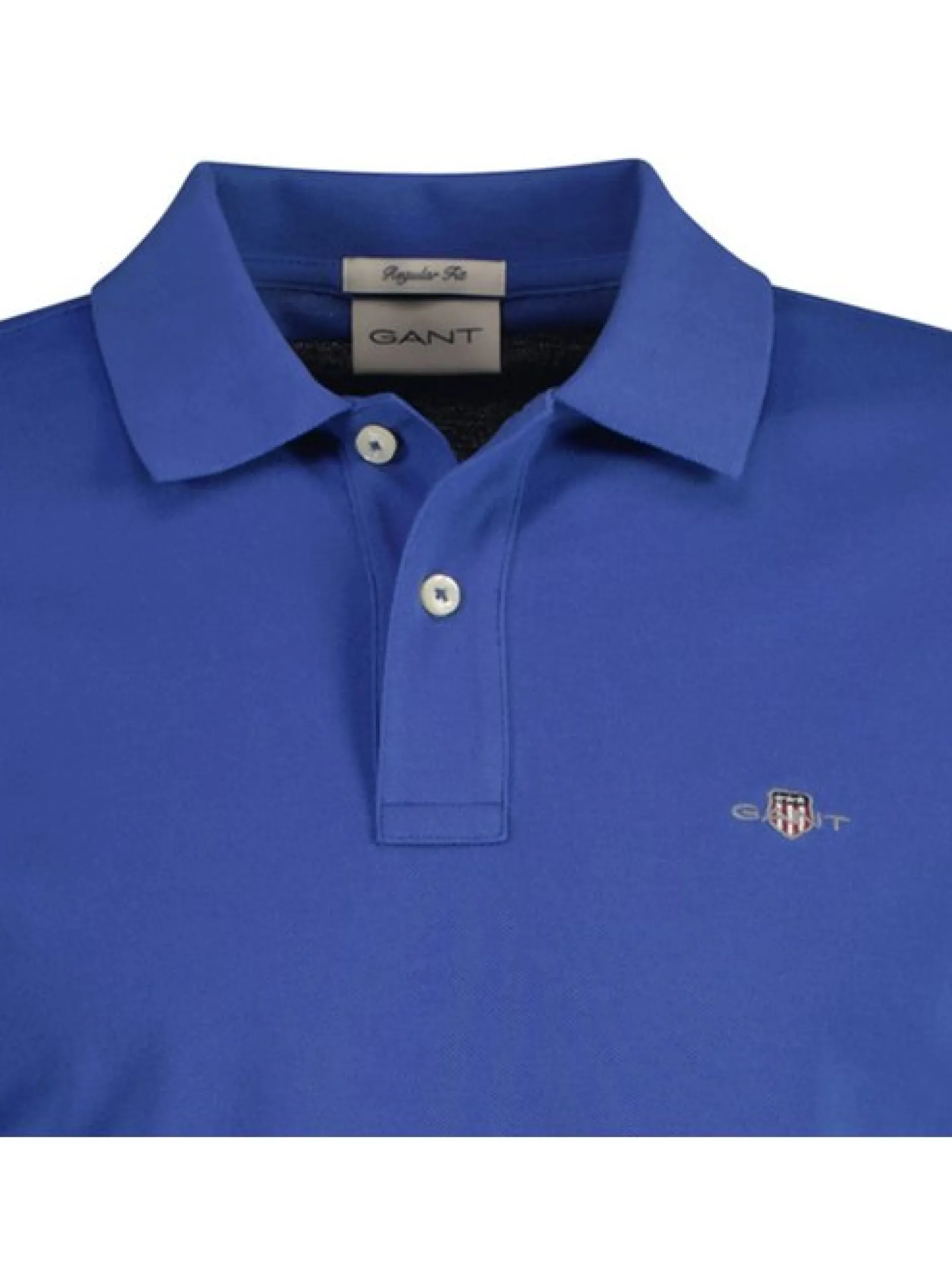 Gant Herren Poloshirt in blau - Ausschnitt: Polokragen