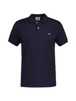 Gant Herren Poloshirt in blau - Ausschnitt: Polokragen