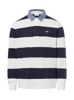 Gant Herren Poloshirt in ecru - Ausschnitt: Polokragen