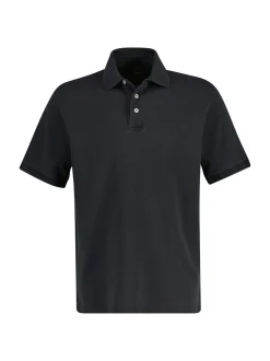 Gant Herren Poloshirt in schwarz - Ärmel: kurzarm