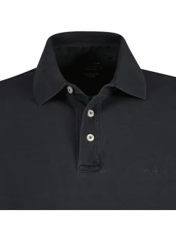 Gant Herren Poloshirt in schwarz - Ärmel: kurzarm