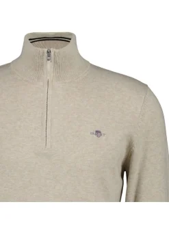 Gant Herren Strickpullover in beige - Ärmel: langarm