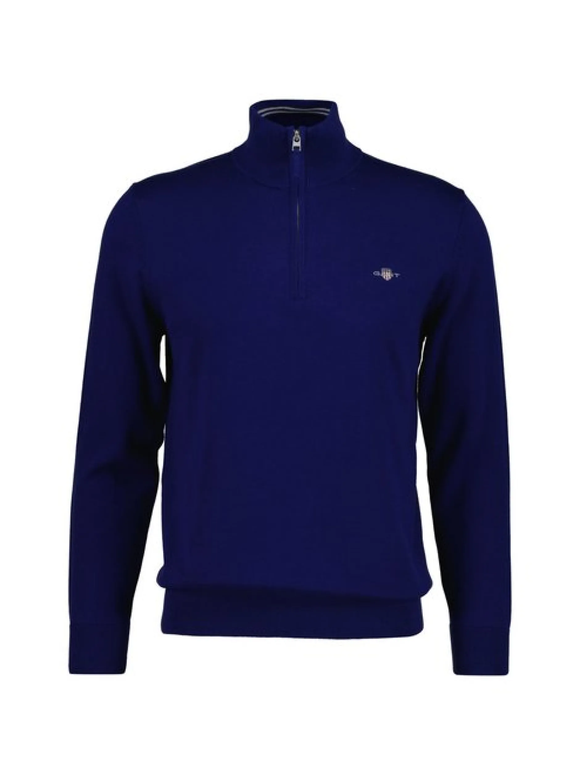 Gant Herren Strickpullover in blau - Ärmel: langarm
