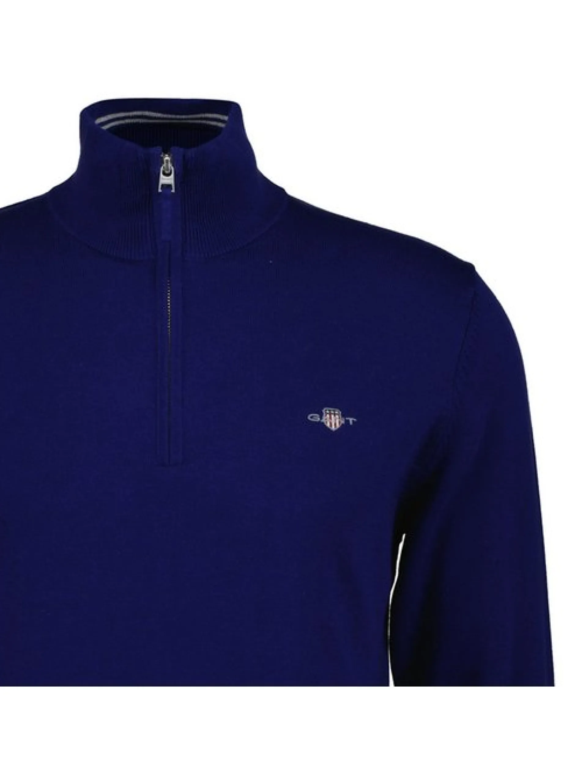 Gant Herren Strickpullover in blau - Ärmel: langarm