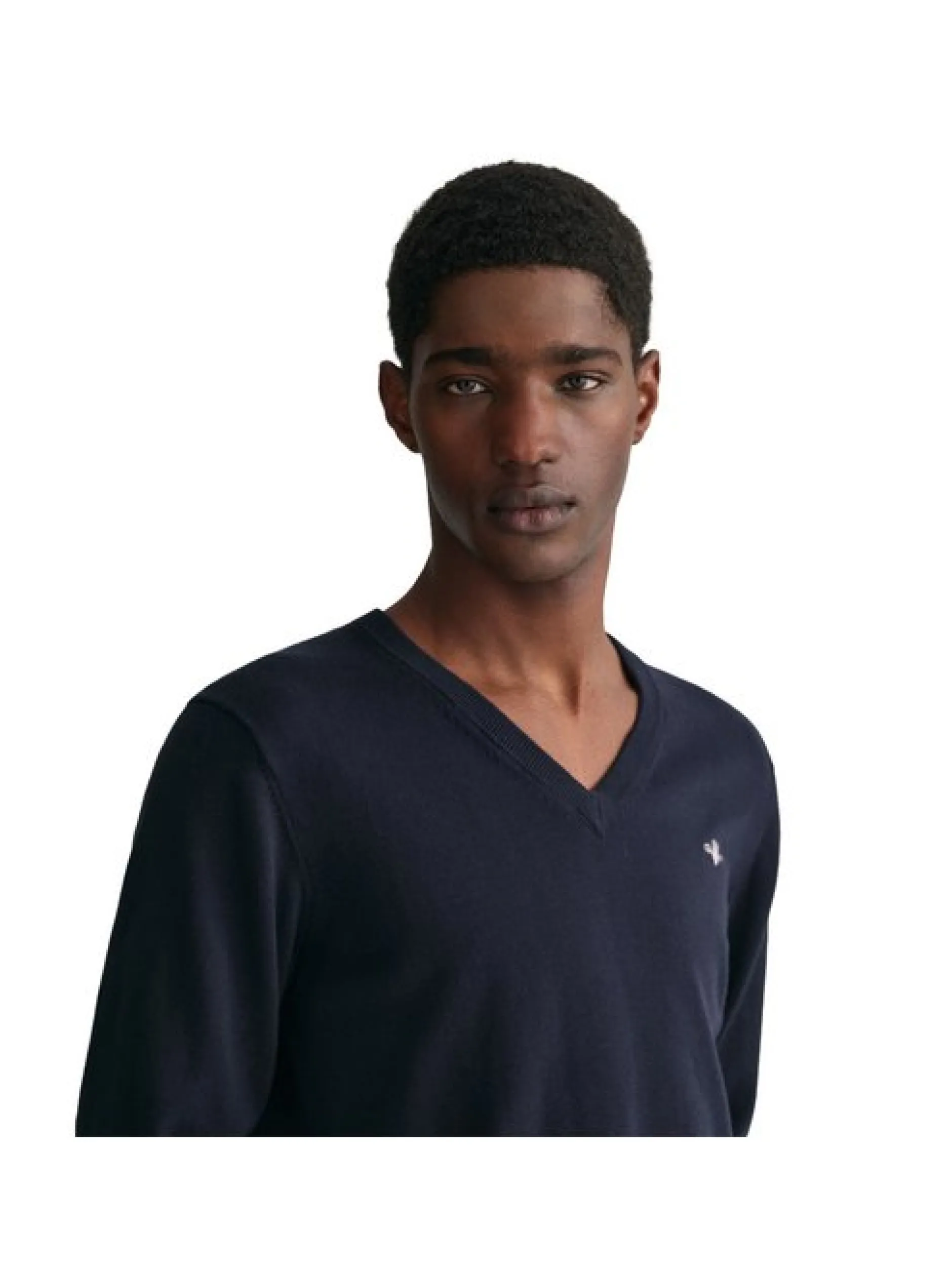 Gant Herren Strickpullover in blau - Ärmel: langarm