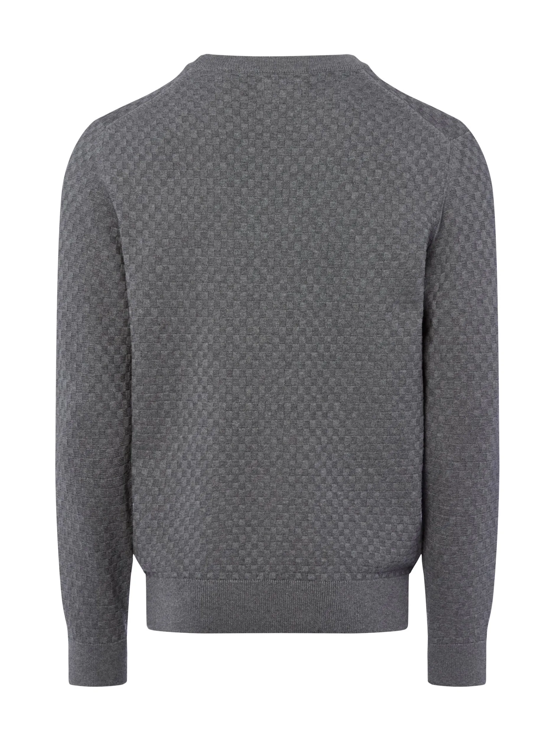 Gant Herren Strickpullover in grau - Ärmel: langarm
