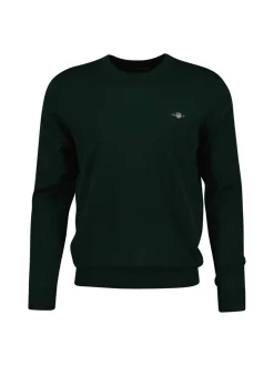 Gant Herren Strickpullover in grün - Ärmel: langarm