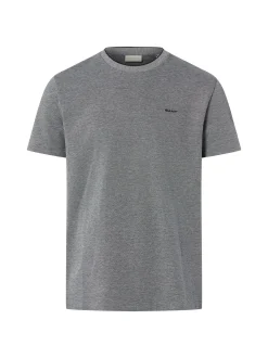Gant Herren T-Shirt in altrosa weiß - Ärmel: kurzarm