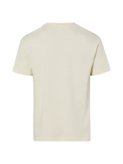 Gant Herren T-Shirt in beige - Ausschnitt: Rundhals