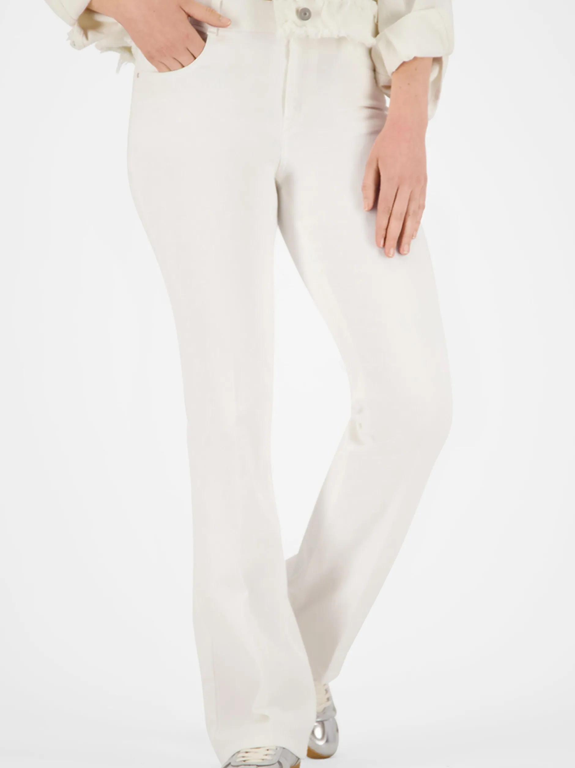 Gardeur Damen Jeans - ZURI126 in weiß - Länge: lang
