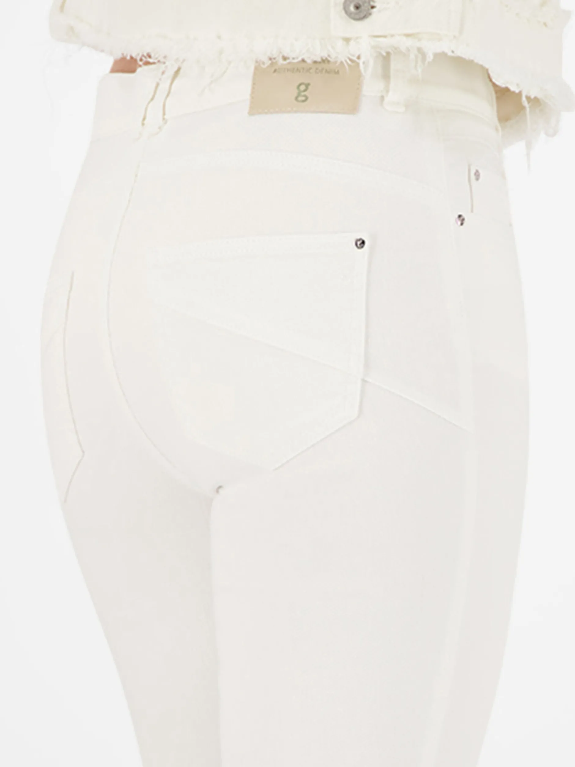 Gardeur Damen Jeans - ZURI126 in weiß - Länge: lang