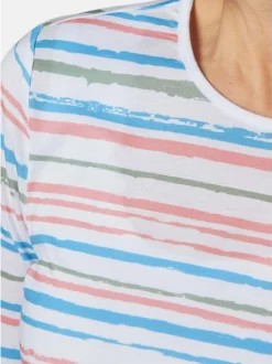 Goldner Damen 3/4-Arm-Shirts in weiß - Ärmel: 3/4 Arm