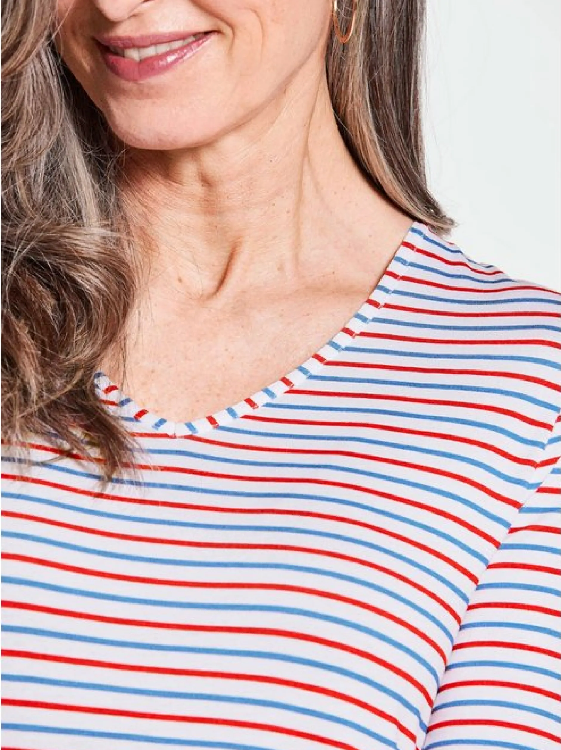Goldner Damen Basic Shirts in rot - Ärmel: Halbarm