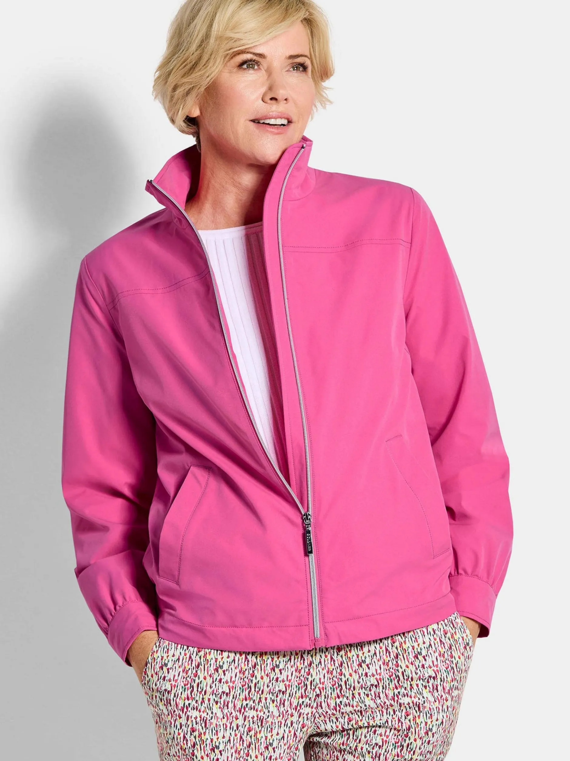 Goldner Damen Übergangsjacken in pink