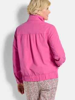 Goldner Damen Übergangsjacken in pink