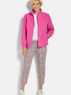 Goldner Damen Übergangsjacken in pink