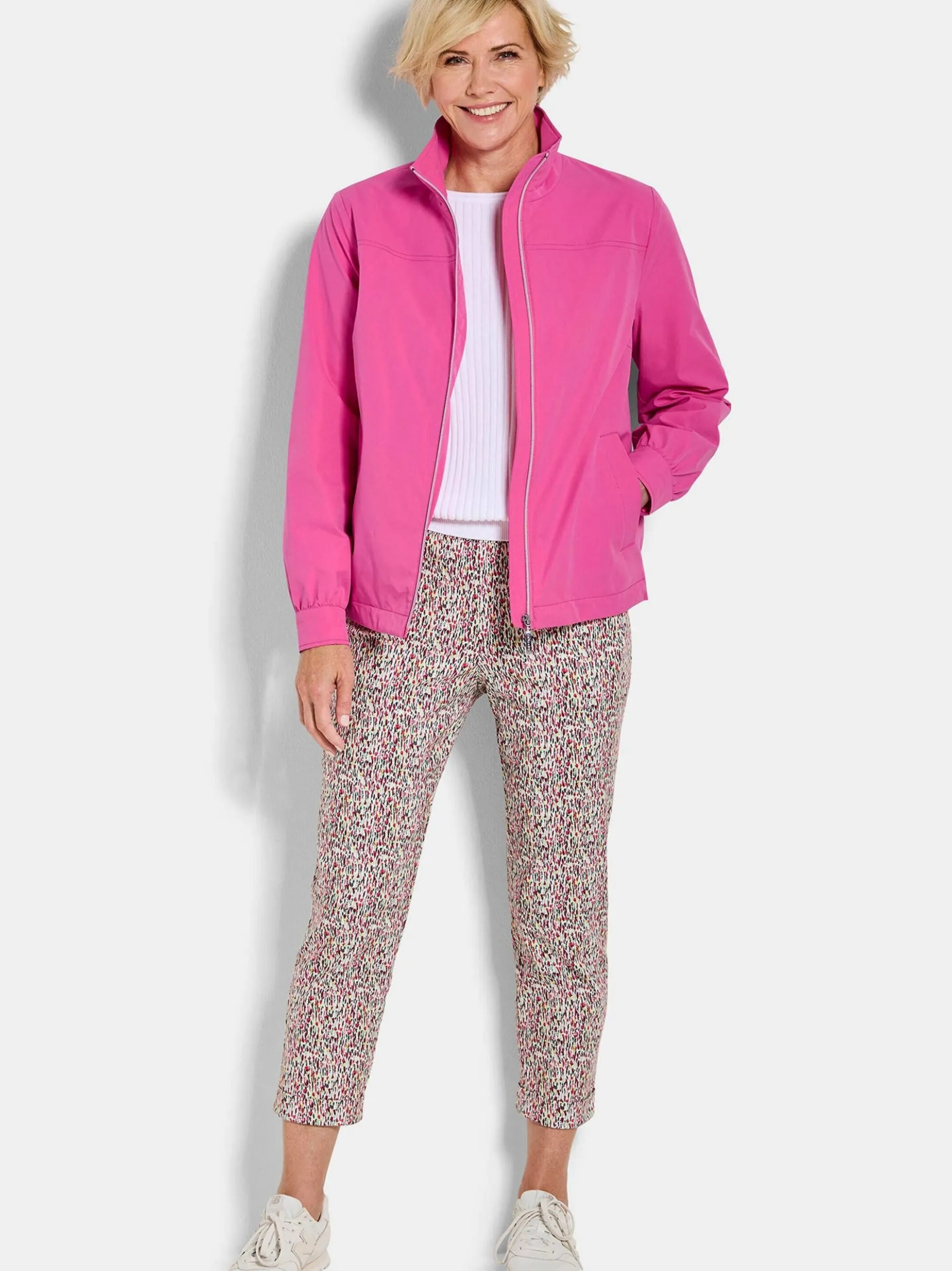 Goldner Damen Übergangsjacken in pink