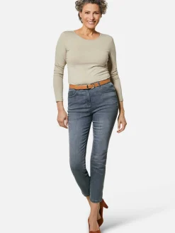 Goldner Damen Capri- & 7/8-Hosen in hellgrau