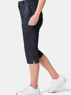 Goldner Damen Caprihosen in marine