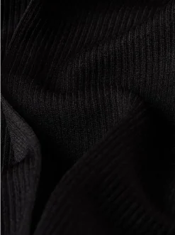 Goldner Damen Caprihosen in schwarz