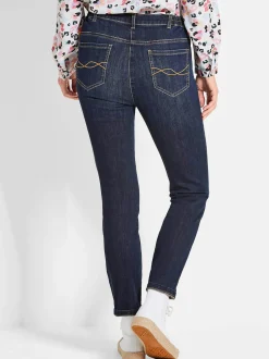 Goldner Damen Capri- & 7/8-Hosen - Kurzgröße in blau