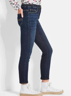 Goldner Damen Capri- & 7/8-Hosen - Kurzgröße in blau