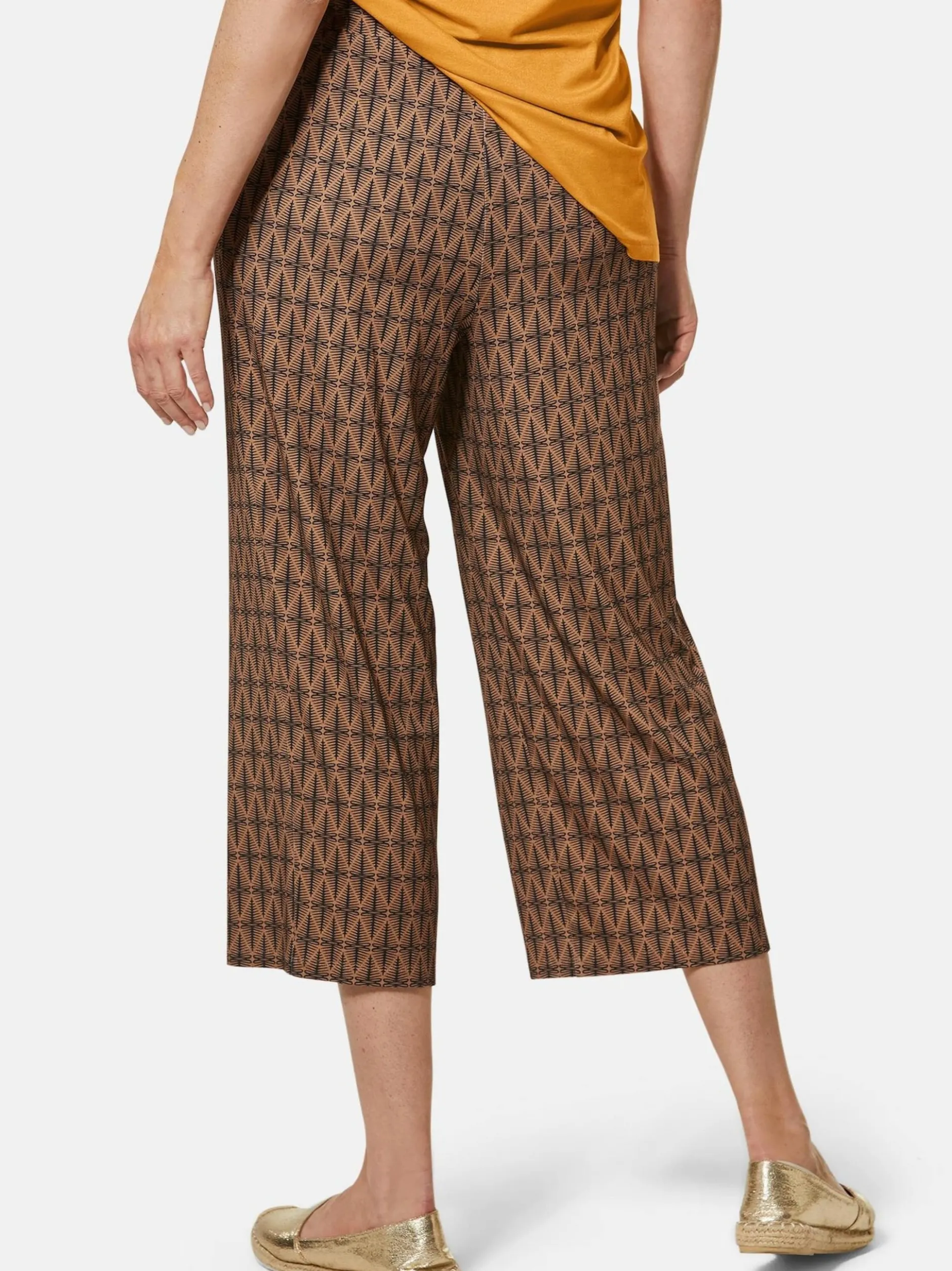Goldner Damen Capri- & 7/8-Hosen - Kurzgröße in braun